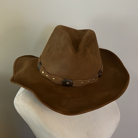 STETSON RODEO DR Roxbury Shapable Distressed Leather Hat-Unisex - Picture 12 of 17